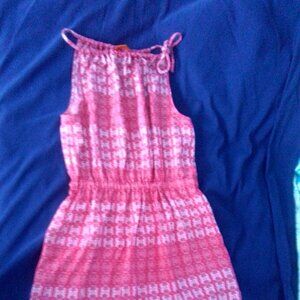 Joe Fresh small sleeveles pink fit flare